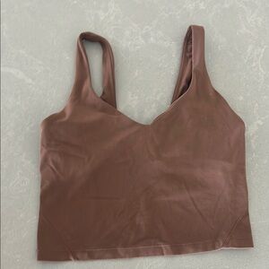 Lululemon Athletica Brown Crop Top